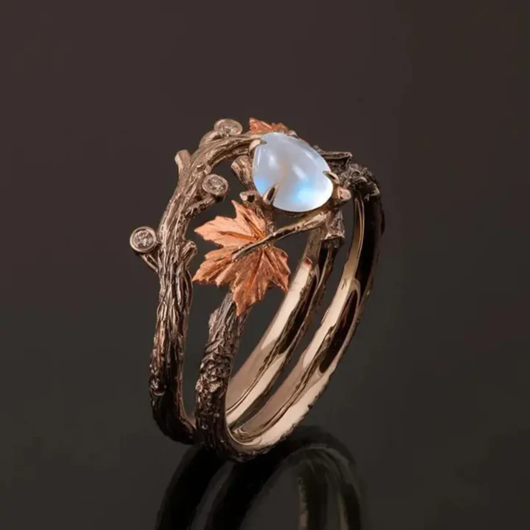 Moonstone Aura Ring
