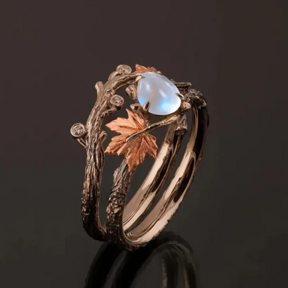 Moonstone Aura Ring
