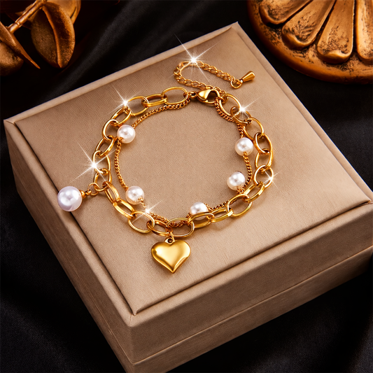 Vintage Pearl Amour Bracelet