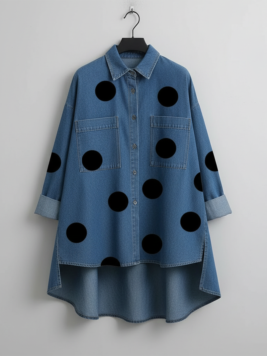 Paige | Polka Dot Overshirt
