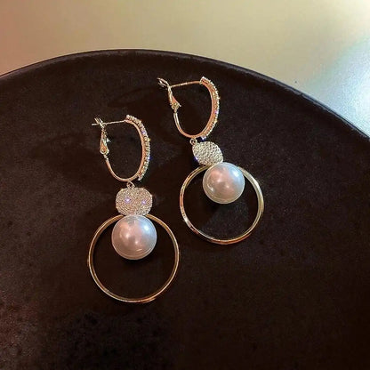 Pearl Orbit Earrings