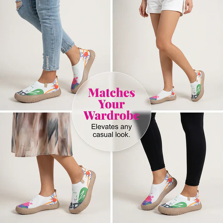 Zyna | Printed Slip-On Shoes