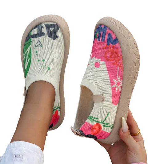 Zyna | Printed Slip-On Shoes